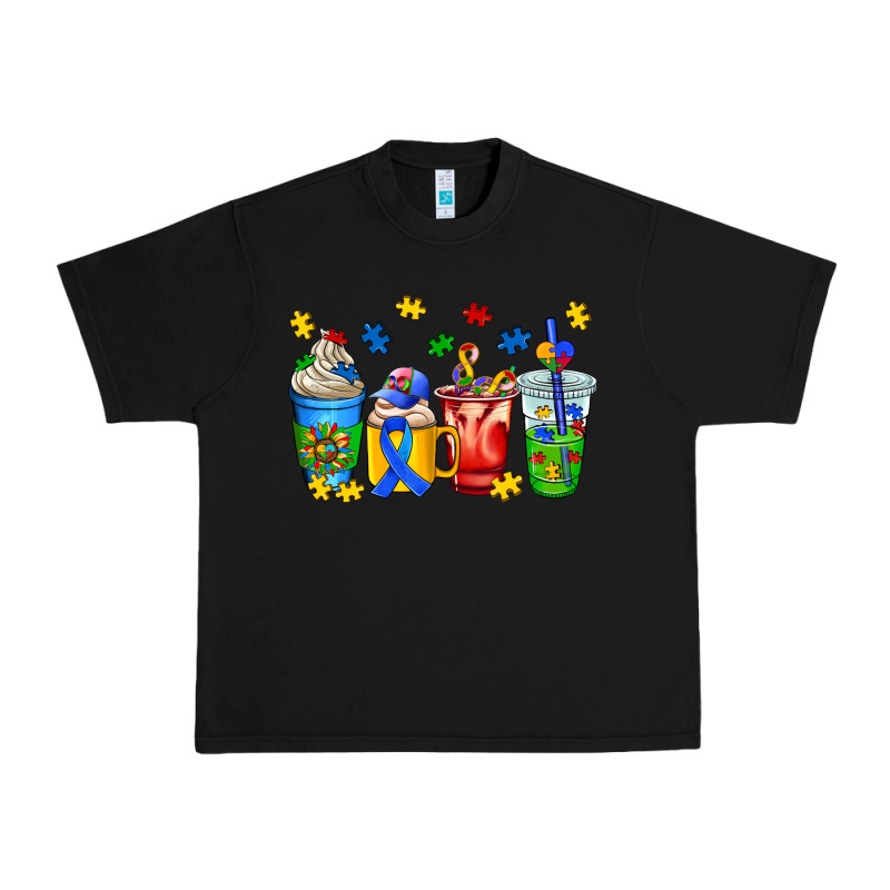 Autism Coffee Cup Urban Heavy Tee by AdoDesignShop | Teevron