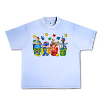 Grape Ice autism coffee cup Urban Heavy Tee - AdoDesignShop