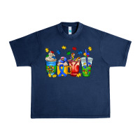 Navy autism coffee cup Urban Heavy Tee - AdoDesignShop
