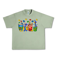 Oil Green autism coffee cup Urban Heavy Tee - AdoDesignShop