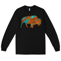 Black bison Long Sleeve Tee - Jasminsmagicworld