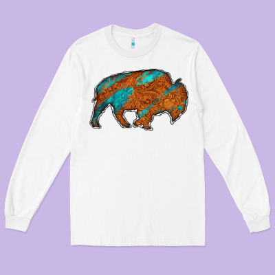 Bison Long Sleeve Tee Designed By Jasminsmagicworld