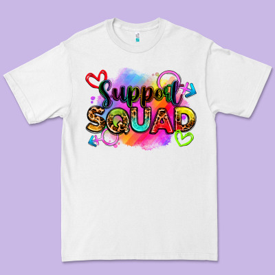 Support Squad Premium Tee Designed By Zillion Design Studio