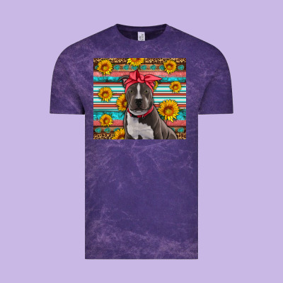 Western Pitbull Vintage Tee Designed By Artiststas