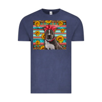 Vintage Denim western pitbull Vintage Tee - Artiststas