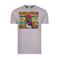 Vintage Zinc western pitbull Vintage Tee - Artiststas