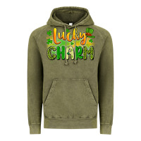 Vintage Olive lucky charm Vintage Hoodie - Artiststas
