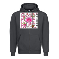 Smoke christmas vibes coffee Zipper Hoodie - MaliasSmallBusiness