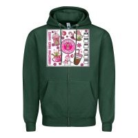 Sports Green christmas vibes coffee Zipper Hoodie - MaliasSmallBusiness