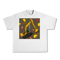 Lunar Rock excavator seamless pattern Urban Heavy Tee - BundleAndBundleShop