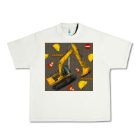 Pistachio excavator seamless pattern Urban Heavy Tee - BundleAndBundleShop