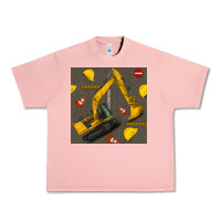 Salmon excavator seamless pattern Urban Heavy Tee - BundleAndBundleShop