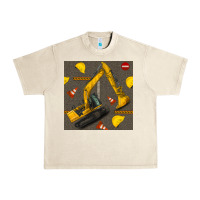 Sandshell excavator seamless pattern Urban Heavy Tee - BundleAndBundleShop