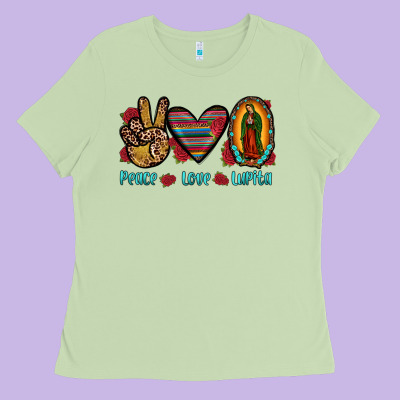Peace Love Lupita Ladies Tee Designed By Jahusdesignshop