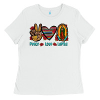 White peace love lupita Ladies Tee - JahusDesignShop
