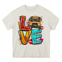 Love School Bus Heavy Core Tee | Teevron