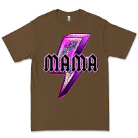 Cacao mama neon leopard lightning bolt Premium Tee - texasbilliewilder