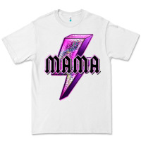 White mama neon leopard lightning bolt Premium Tee - texasbilliewilder
