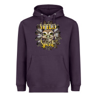 Plum wild spirit owl Heavyweight Hoodie - BarkalooDesign