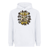 White wild spirit owl Heavyweight Hoodie - BarkalooDesign
