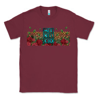 Burgundy mexico with roses Classic Tee - Jasminsmagicworld