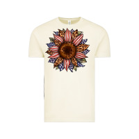 Vintage Arctic usa flag camouflage leopard sunflower Vintage Tee - Artiststas