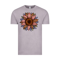 Vintage Zinc usa flag camouflage leopard sunflower Vintage Tee - Artiststas