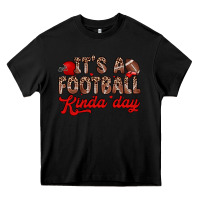 Black it s a football kinda day Heavy Core Tee - Zillion Design Studio