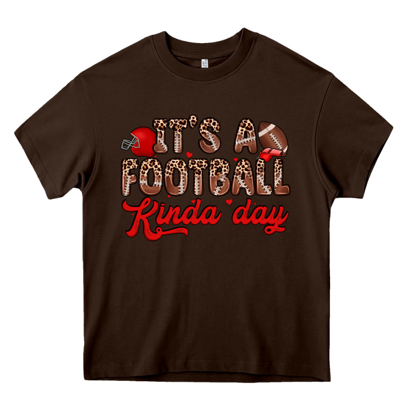 It S A Football Kinda Day Heavy Core Tee by Zillion Design Studio | Teevron