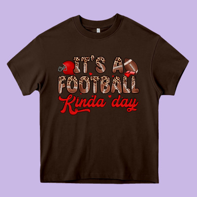 It S A Football Kinda Day Heavy Core Tee Designed By Zillion Design Studio