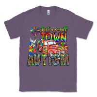 Lavender Just a Girl Small Town Autism Classic Tee - CowhideDigitalArt