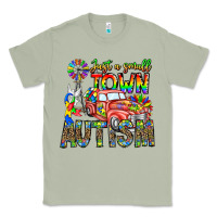 Matcha Just a Girl Small Town Autism Classic Tee - CowhideDigitalArt