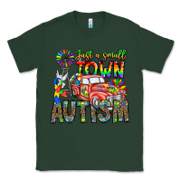 Sports Green Just a Girl Small Town Autism Classic Tee - CowhideDigitalArt