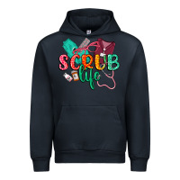 Navy Scrub life Urban Hoodie - CowGirlArtShop