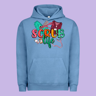 Scrub Life Urban Hoodie Designed By Cowgirlartshop
