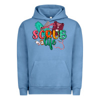 Pigment Pebble Blue Scrub life Urban Hoodie - CowGirlArtShop