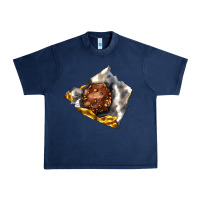 Navy chocolate package Urban Heavy Tee - AdoDesignShop