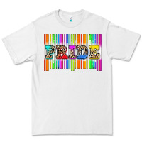 White pride barcode Premium Tee - Zillion Design Studio