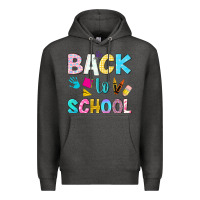 Charcoal Heather back to school Premium Hoodie - NancyCooperArtShop