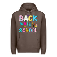 Coffee back to school Premium Hoodie - NancyCooperArtShop