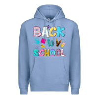 Colony Blue back to school Premium Hoodie - NancyCooperArtShop