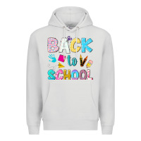Dove Grey back to school Premium Hoodie - NancyCooperArtShop