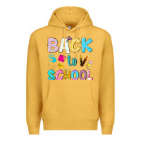 Mustard back to school Premium Hoodie - NancyCooperArtShop