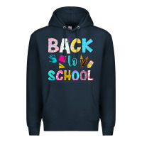 Navy back to school Premium Hoodie - NancyCooperArtShop