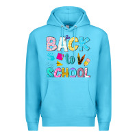 Ocean Blue back to school Premium Hoodie - NancyCooperArtShop