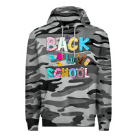 Slate Camo back to school Premium Hoodie - NancyCooperArtShop