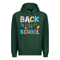 Sports Green back to school Premium Hoodie - NancyCooperArtShop