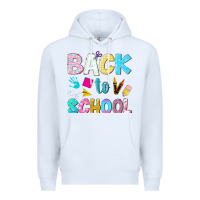 White back to school Premium Hoodie - NancyCooperArtShop