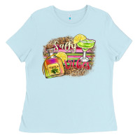 Baby Blue salty vibes Ladies Tee - Zillion Design Studio