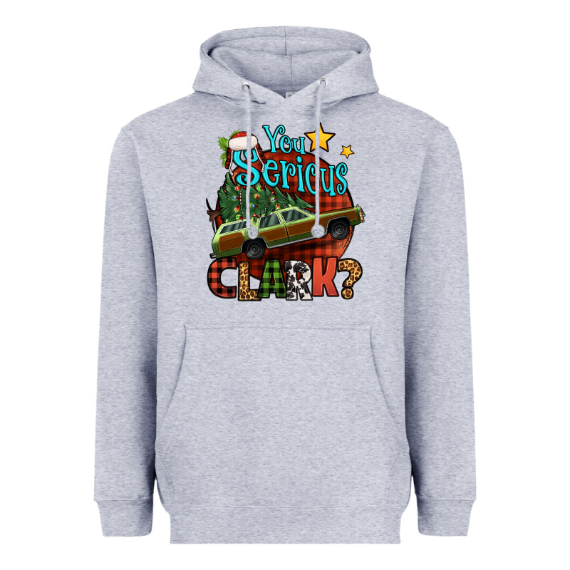 You Serious Clark With Christmas Car Heavyweight Hoodie by Jasminsmagicworld | Teevron